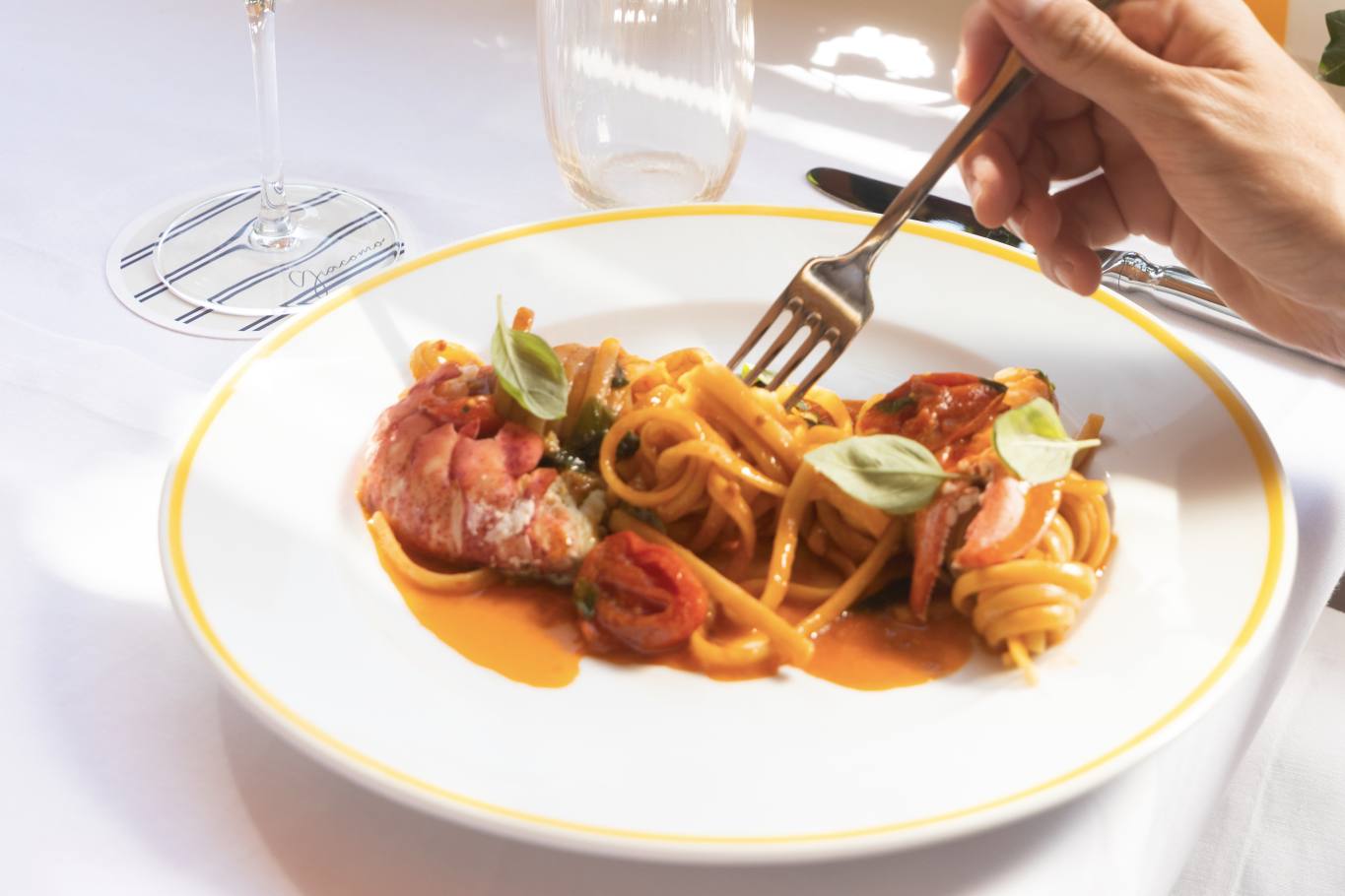 bistrot da giacomo santa marghwrita ligure spaghetti pescatora