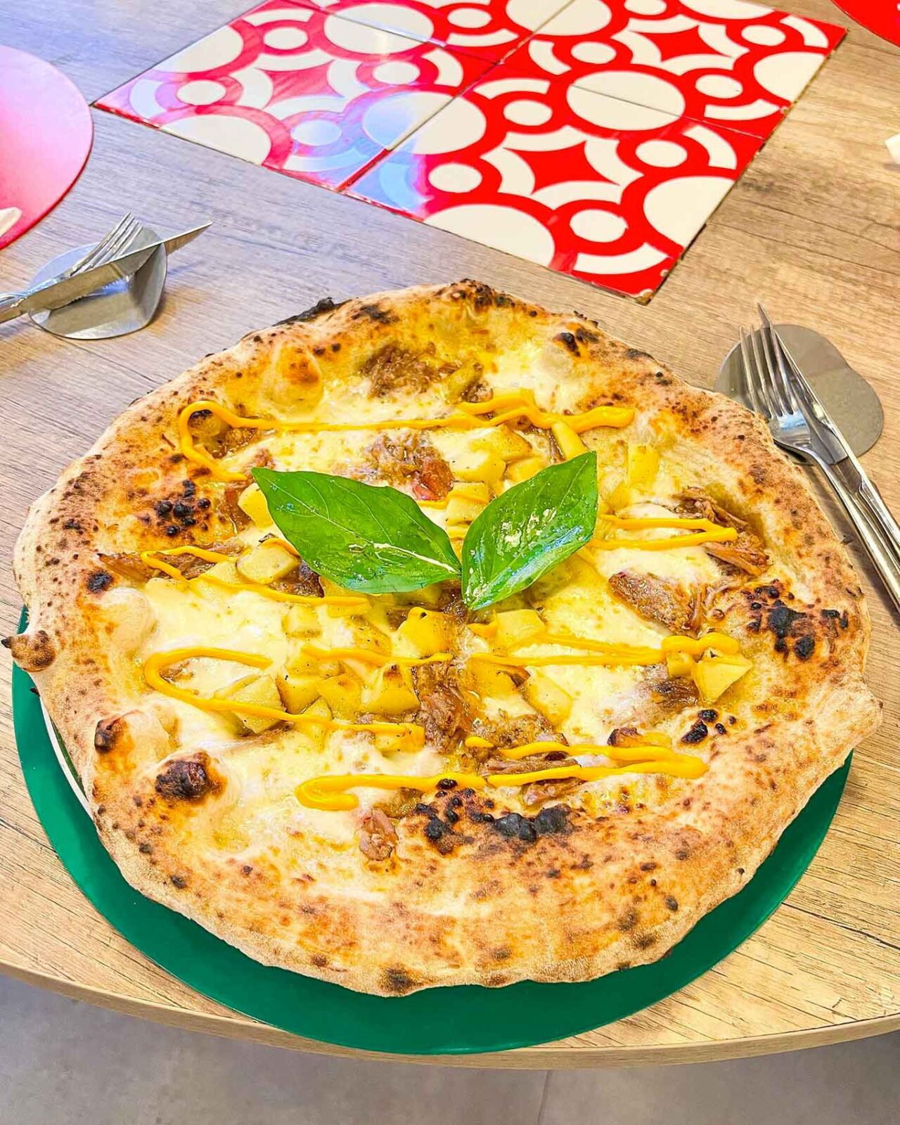 pizze speciali al pizza village di Napoli: Pulled Pork