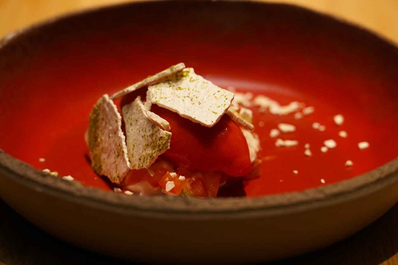 Villadorata Country House ristorante Noto dolce fragola e ricotta
