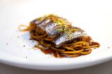 ristorante Duomo di Ciccio Sultano a Ragusa Ibla pasta con le alici