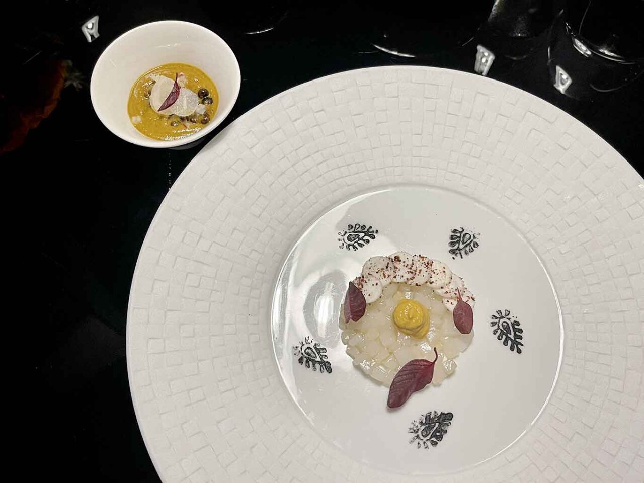 menu del ristorante Idylio a Roma: tartare di seppia