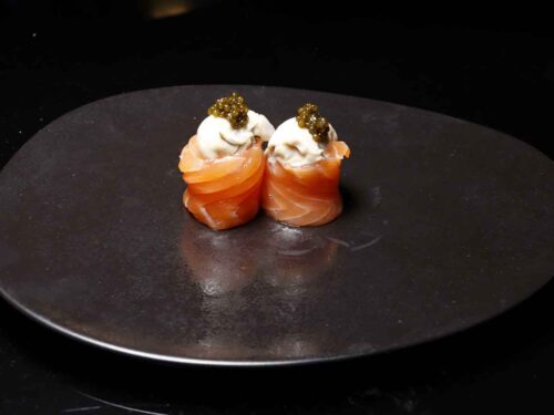 ristorante giapponese Il Vizio a Milano gunkan salmone