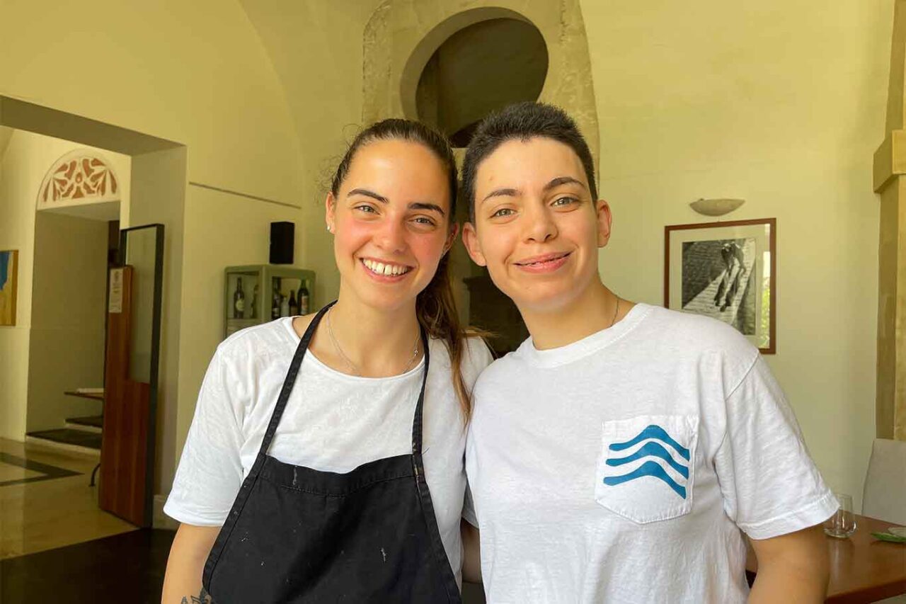 Francesca e Carla Barone del ristorante Fattoria delle Torri a Modica