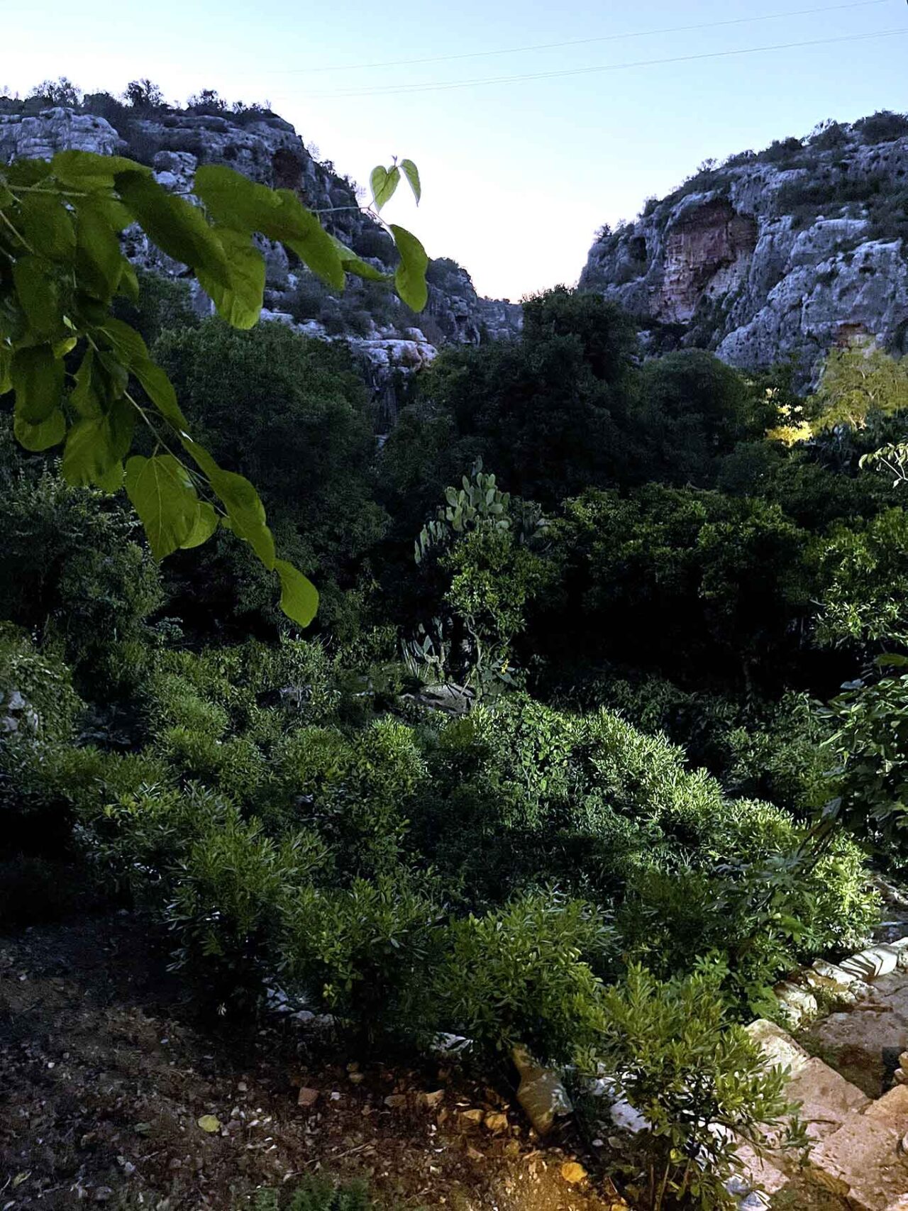 la cava di Ispica in Sicilia