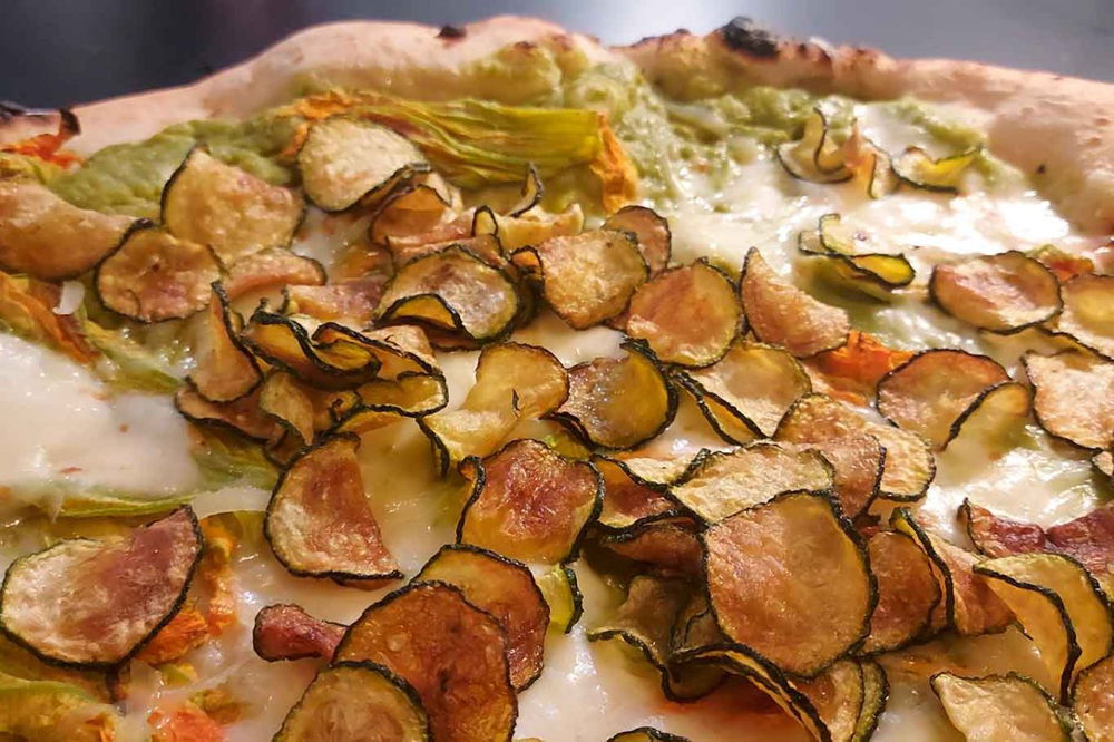 pizzeria 50 Kalò a Roma: la pizza Nerano