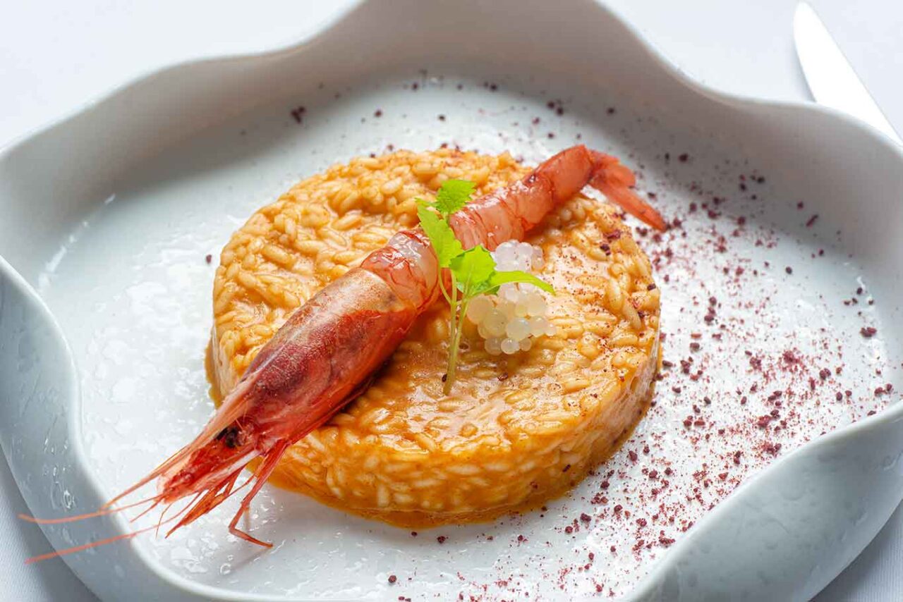 risotto con gambero Seasons Ischia