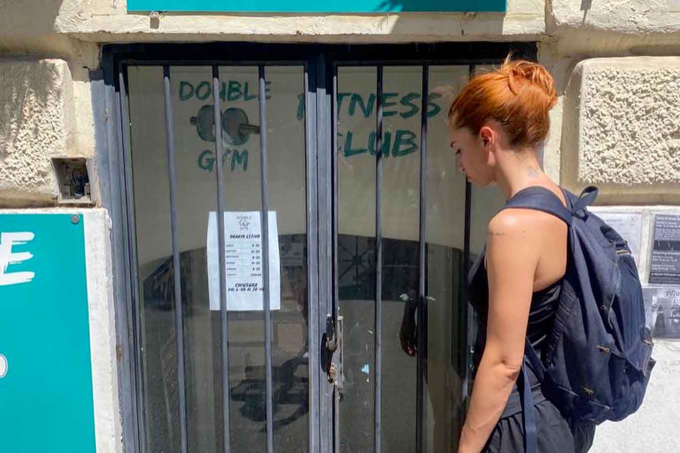 Andrea Delogu dalla palestra al ristorante