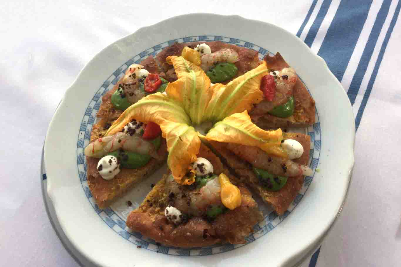 pizza Santa Margherita di Carlo Cracco a Portofino