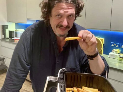 Jay Rayner friggitrice ad aria