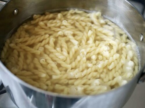 Pasta cottura passiva