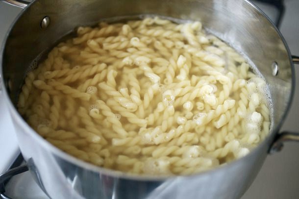 Pasta cottura passiva