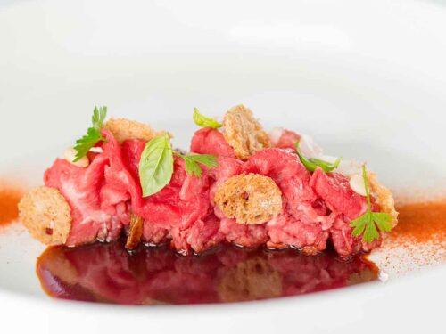 tartare braciola ricetta di Luigi Salomone