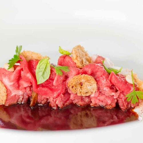tartare braciola ricetta di Luigi Salomone