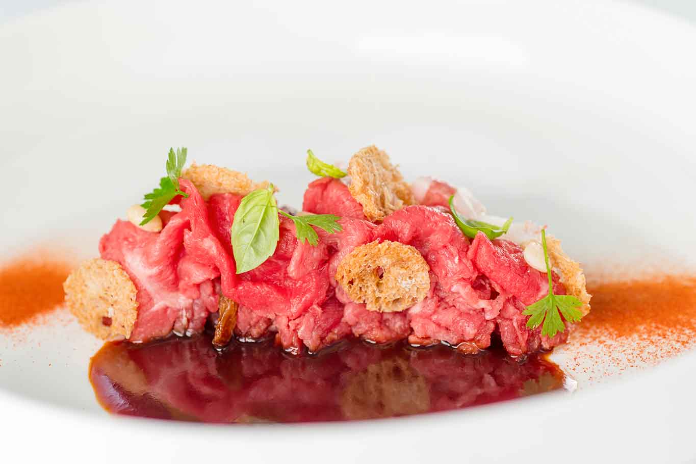 tartare braciola ricetta di Luigi Salomone