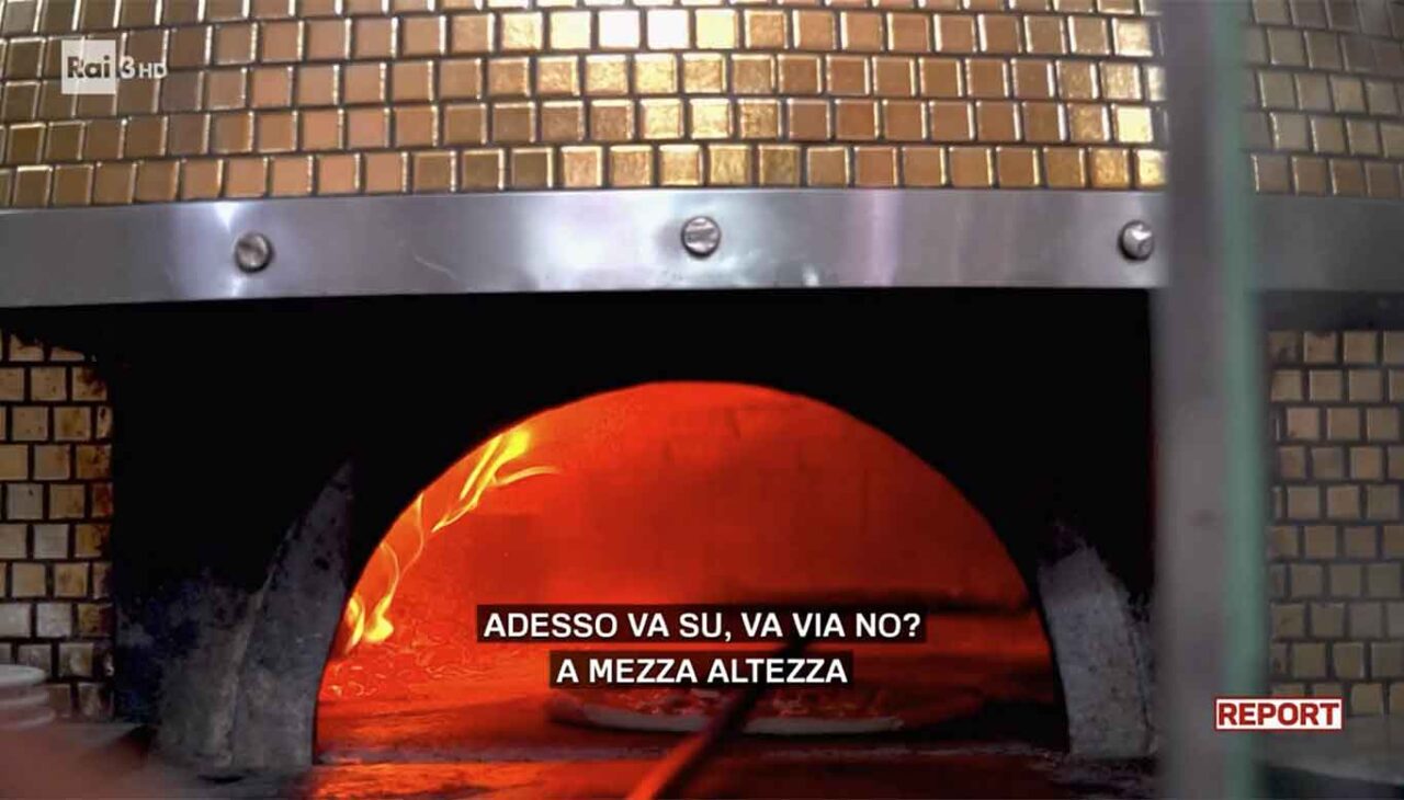 Report Pizza Contemporanea fumo nel forno