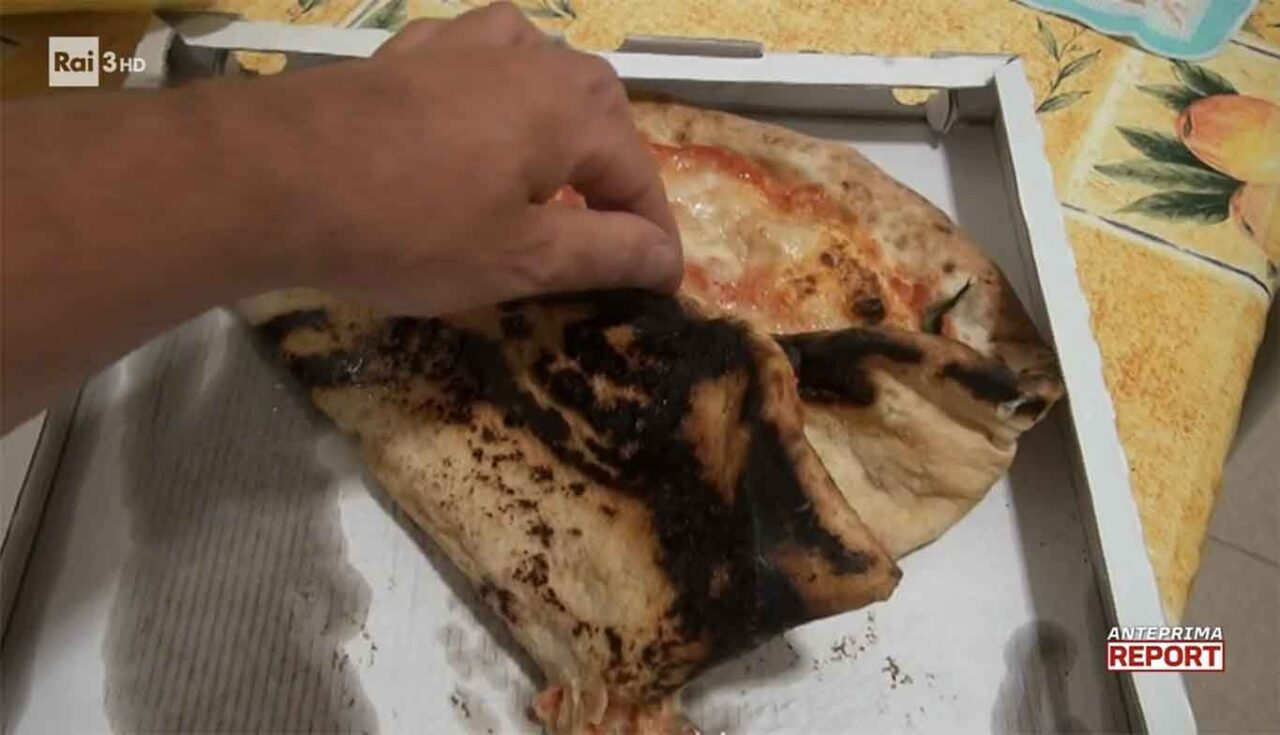 Report Pizza Contemporanea pizza bruciata