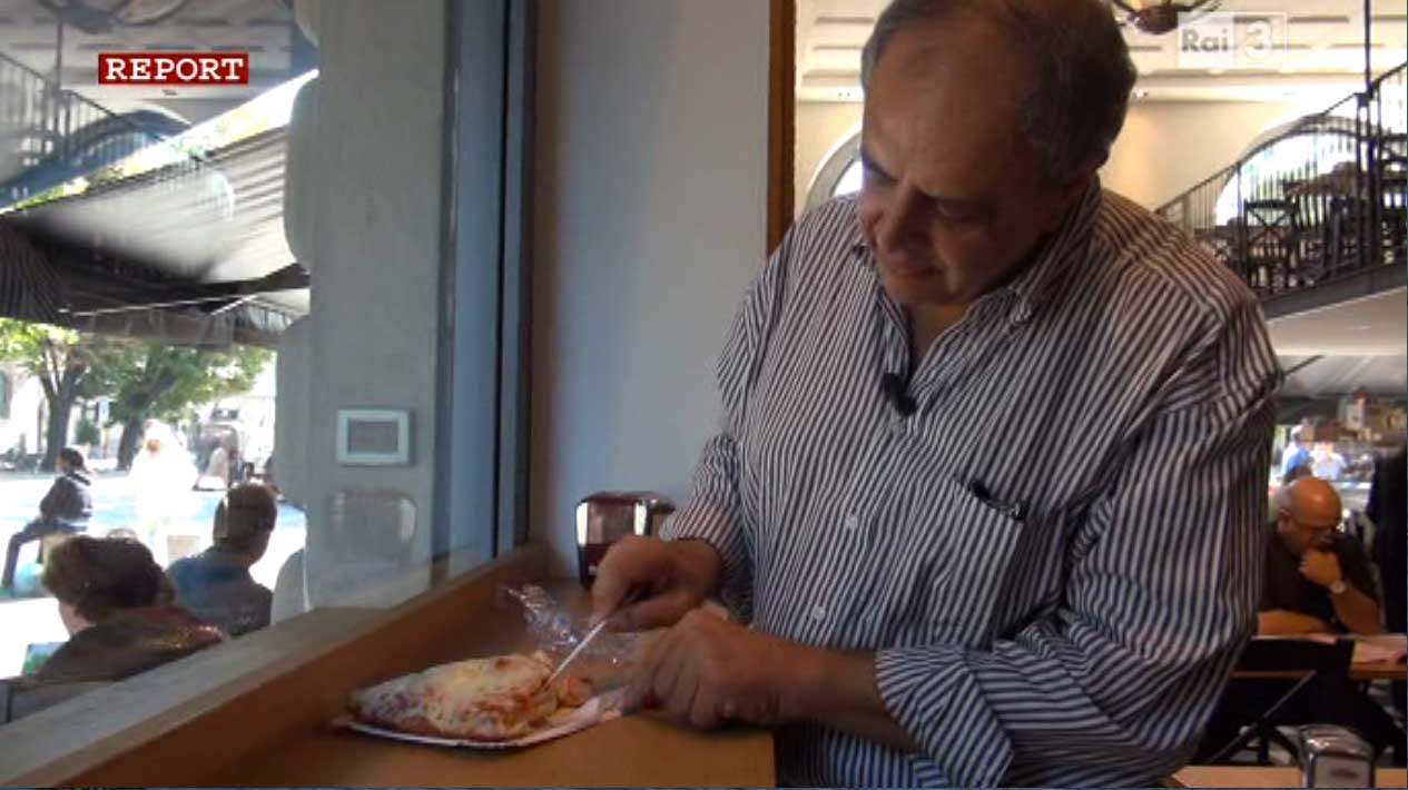 Gli assaggi della pizza di Vincenzo Pagano a Report