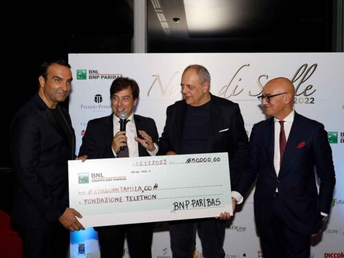 Notte di Stelle 2022 per Telethon Edoardo Trotta Alessandro Betti Vincenzo Pagano Rino Allaria