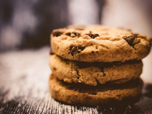 cookies morbidi con gocce di cioccolato