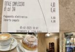 Colazione cracco scontrino