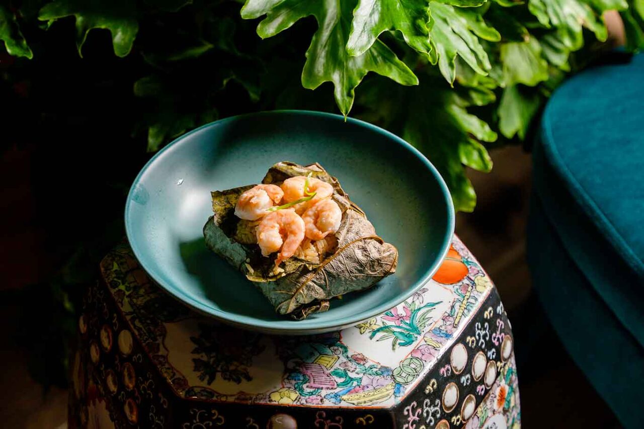 Dao Bistrot ristorante cinese a Roma: riso al vapore cotto nella foglia di loto