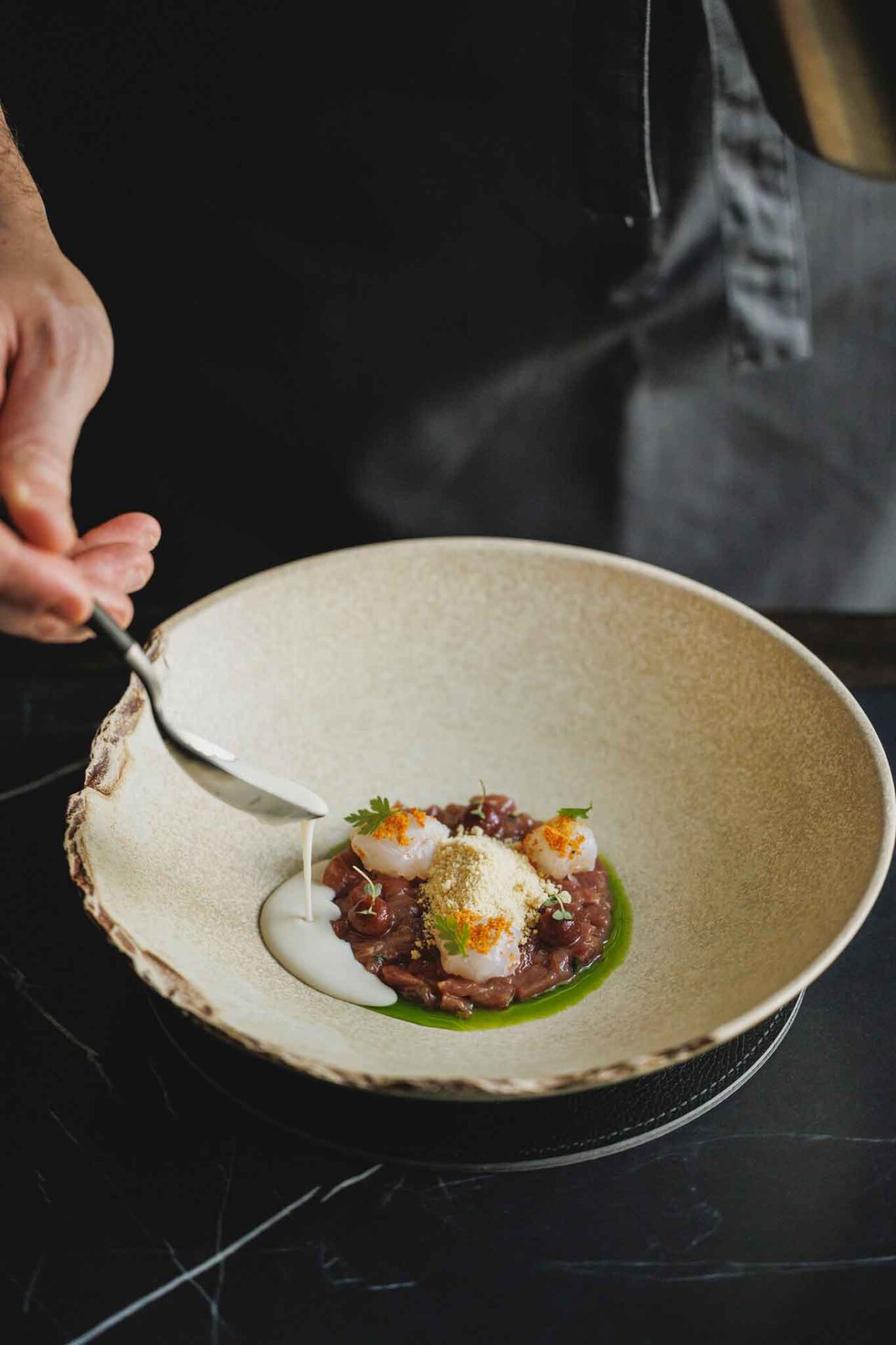 Il Circolino di Monza ristorante Sadler: tartare di agnello