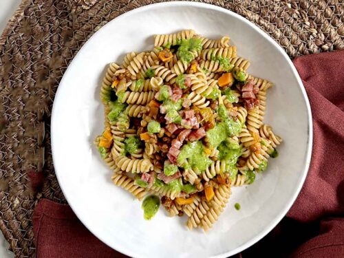 pasta di farro con cotechino e lenticchie