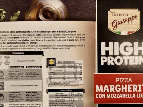 Pizza proteica lidl ingredienti