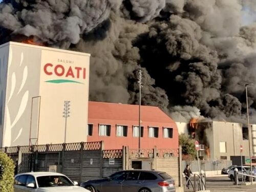 Salumificio Coati incendio
