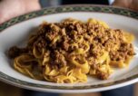 Tagliatelle trattoria bologna