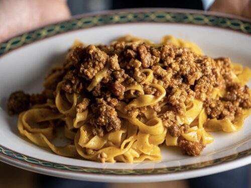 Tagliatelle trattoria bologna