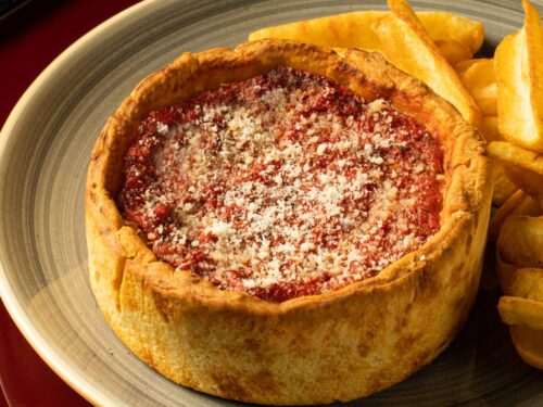Deep Dish Pizza chicago style hamerica s