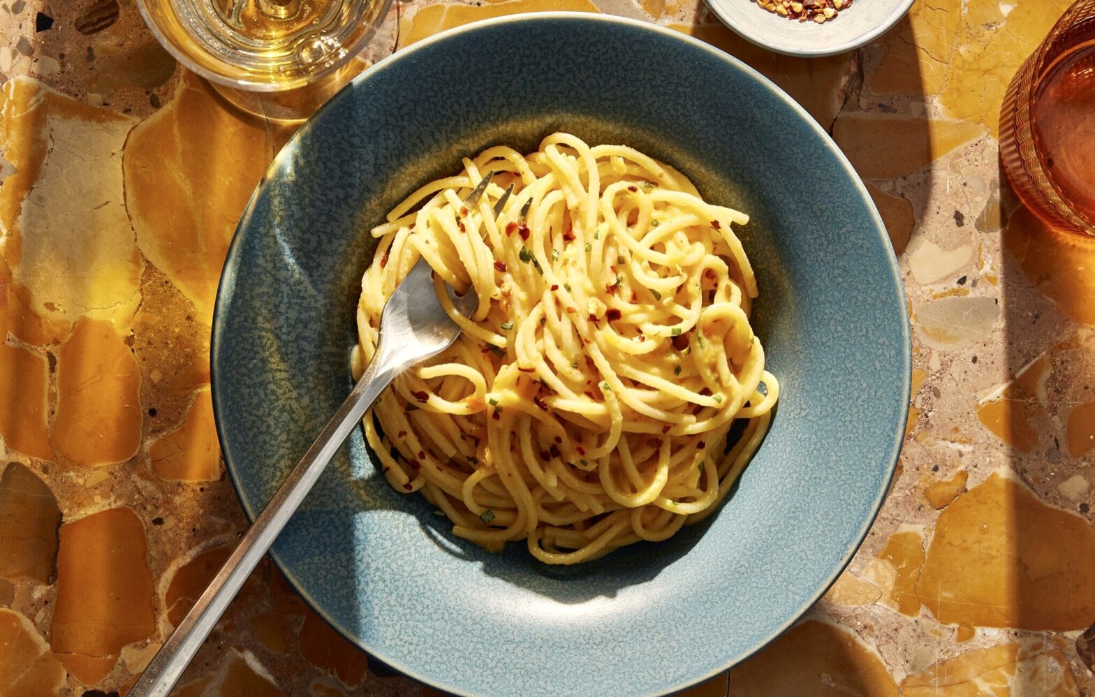 Spaghetti colatura di alici e bottarga