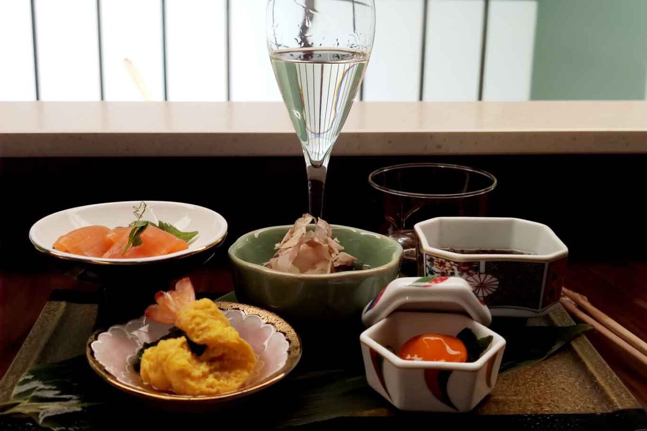 Hassun, sei assaggi ristorante giapponese Kohaku
