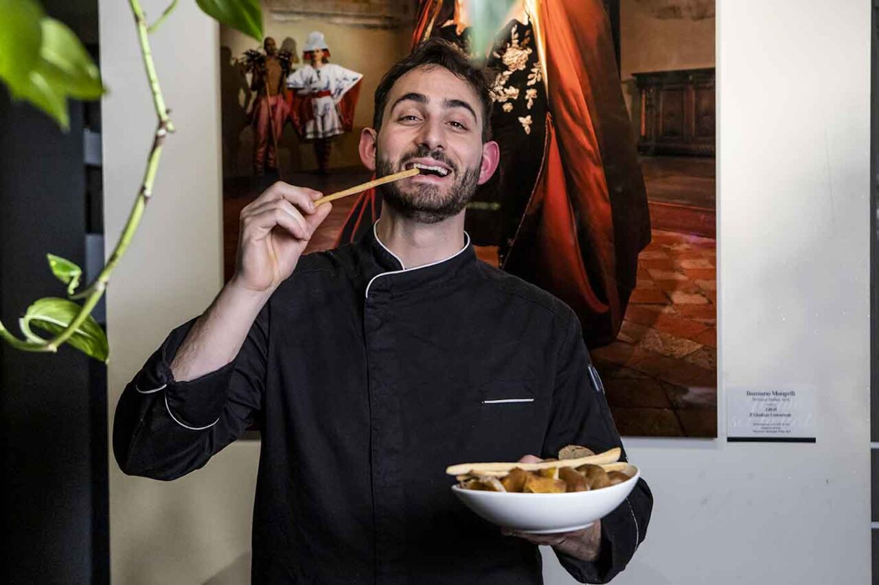 lo chef del ristorante vegetariano Il Margutta a Roma