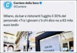 Lavoro nei ristoranti di Milano