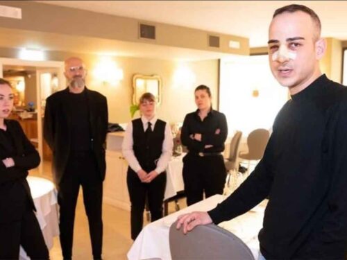 Cristian Sicuro cameriere aggredito nel ristorante Maffei a Verona