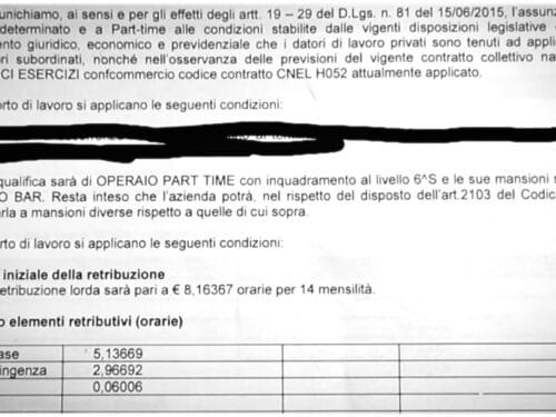 Mille euro al mese full time