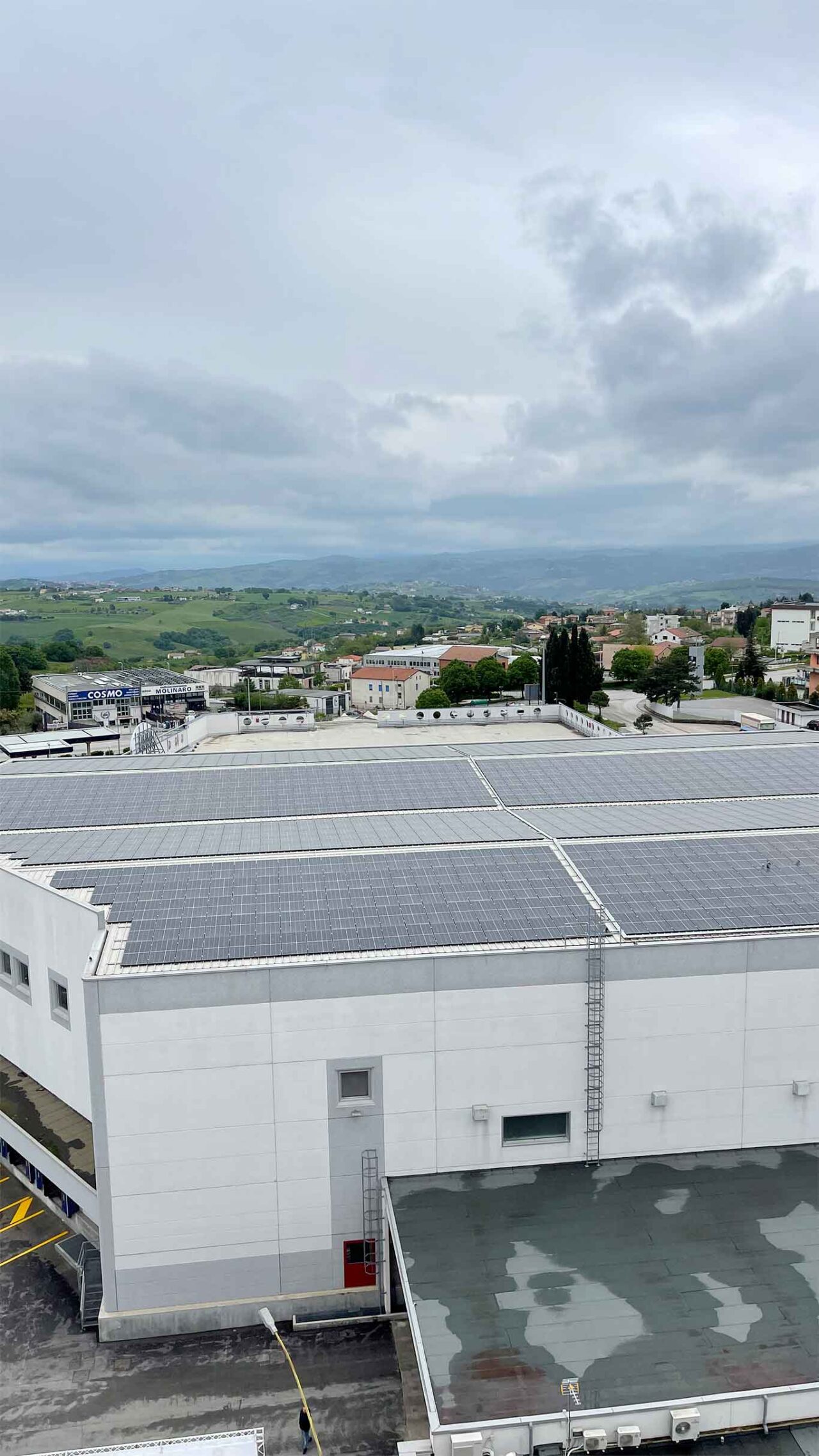nuovo Mulino Caputo a Campobasso: pannelli fotovoltaici