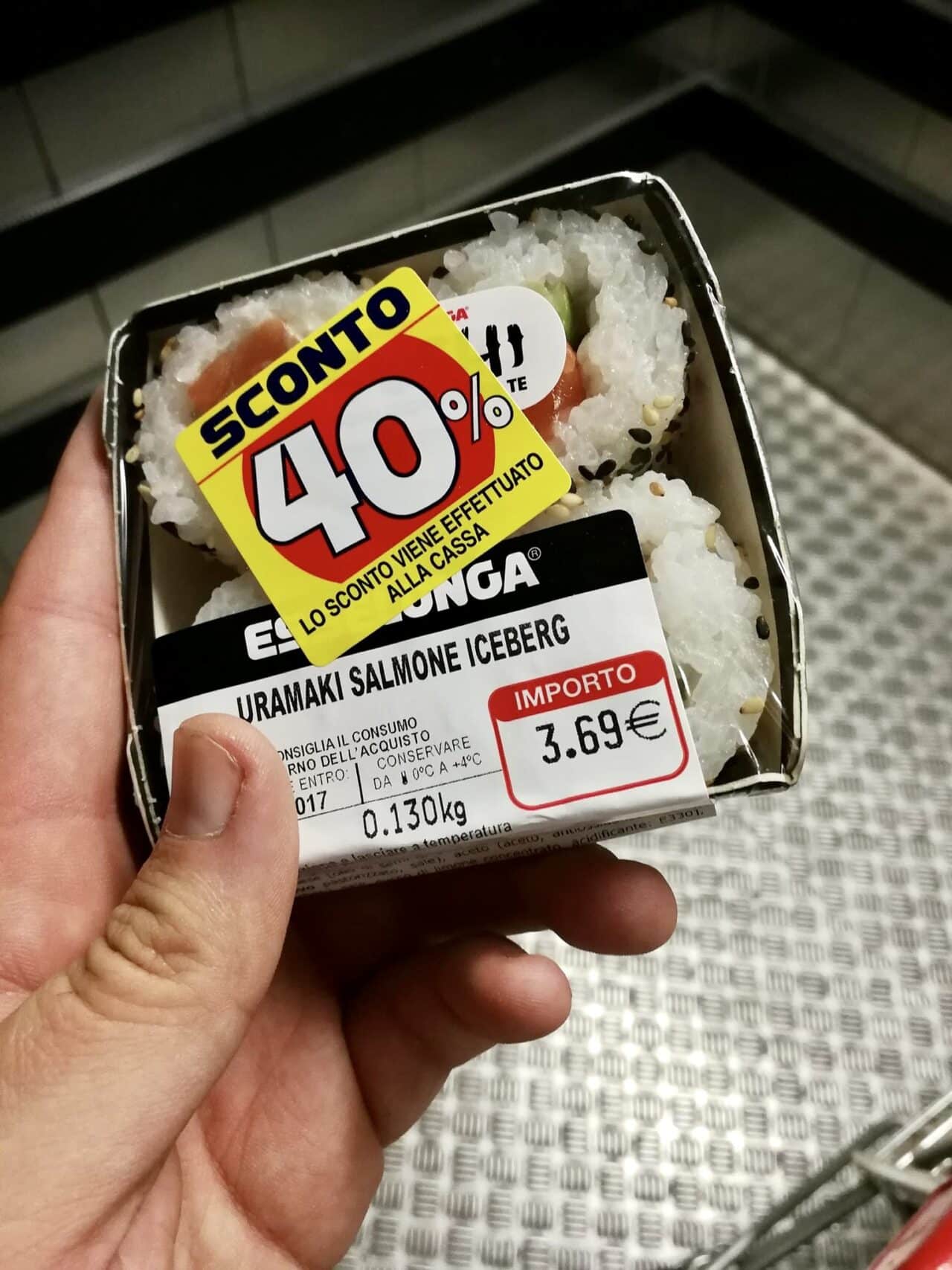 Sushi supermercati Esselunga sconti