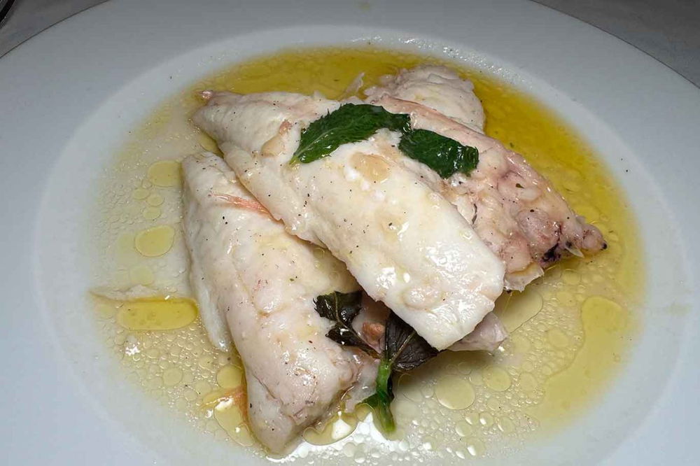 il filetto di luvaro del ristorante Boccaccio ad Acciaroli in Cilento