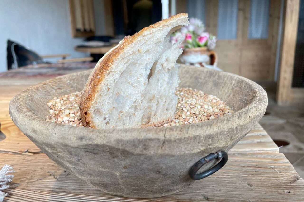 il pane del ristorante SanBrite a Cortina d'Ampezzo 
