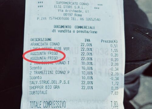 Scontrini Roma supermercati