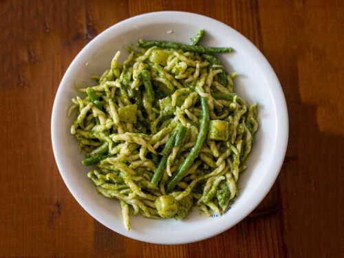 Pesto trofie sartori