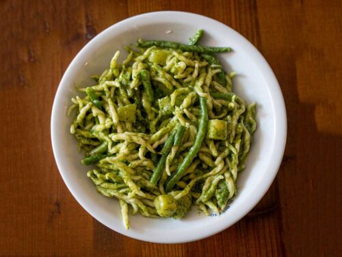 Pesto trofie sartori