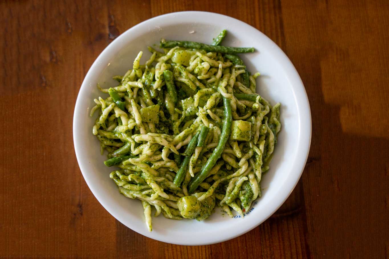 Pesto trofie sartori