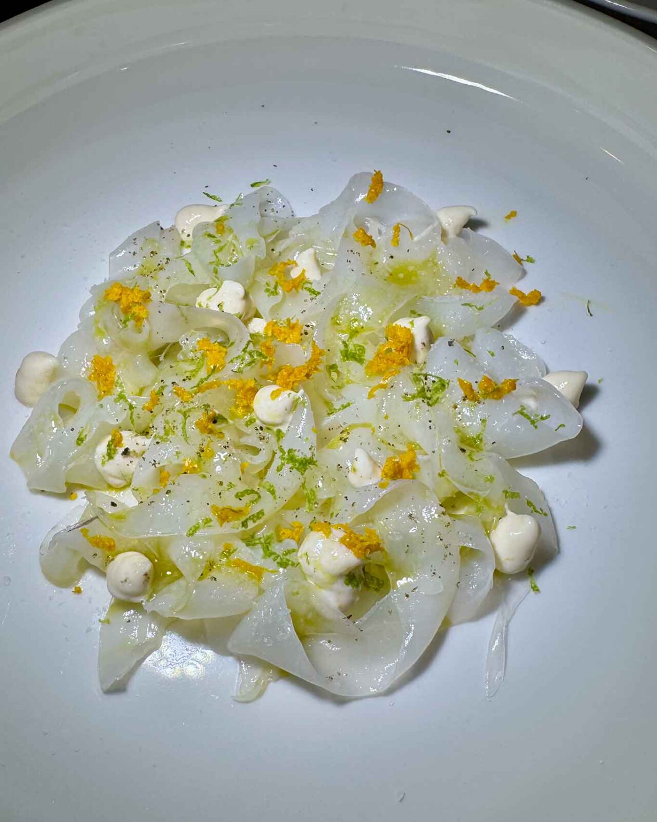 Locanda Le Tre Sorelle a Casal Velino in Cilento: Carpaccio di seppia