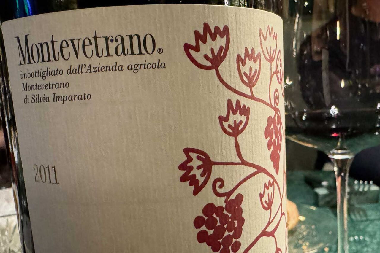 Il vino Montevetrano 2011 di Silvia Imparato