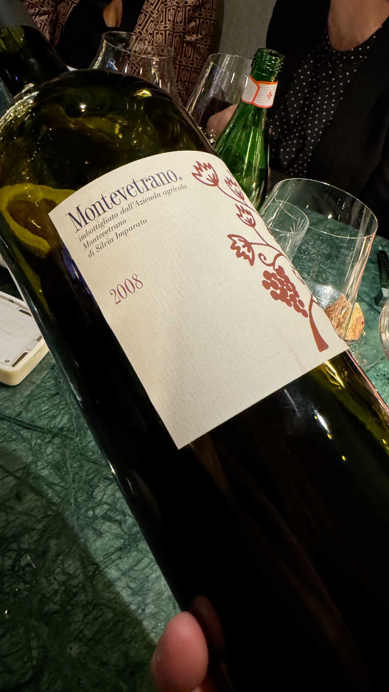 Il vino Montevetrano 2008 di Silvia Imparato