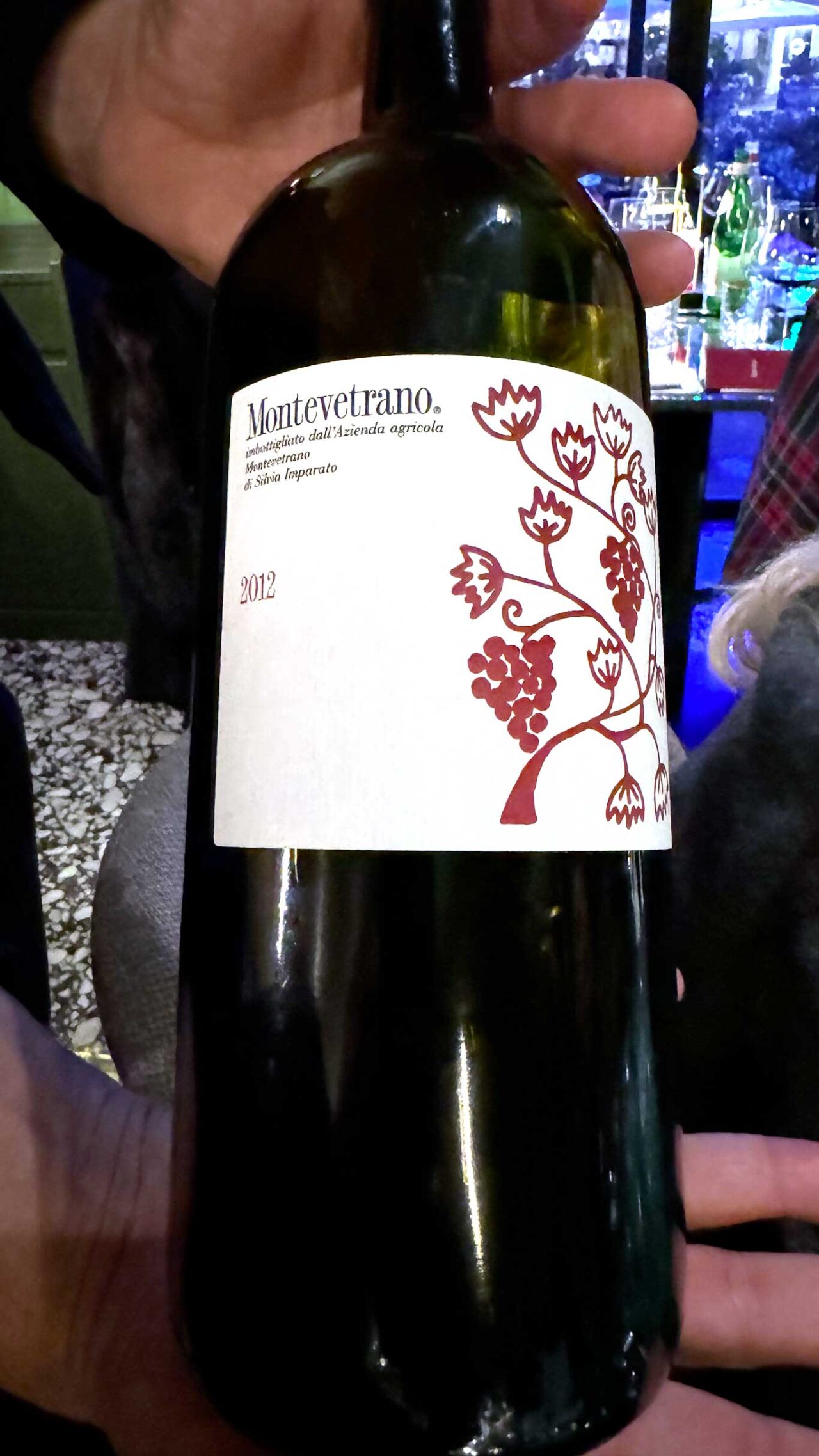 Il vino Montevetrano 2012 di Silvia Imparato